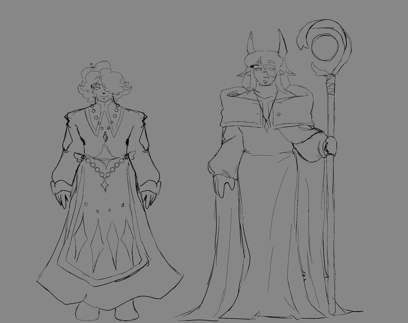 (2025) Reference sheet I ended up discarting since... I didn't really liked it and Oliver (left) looked really off model